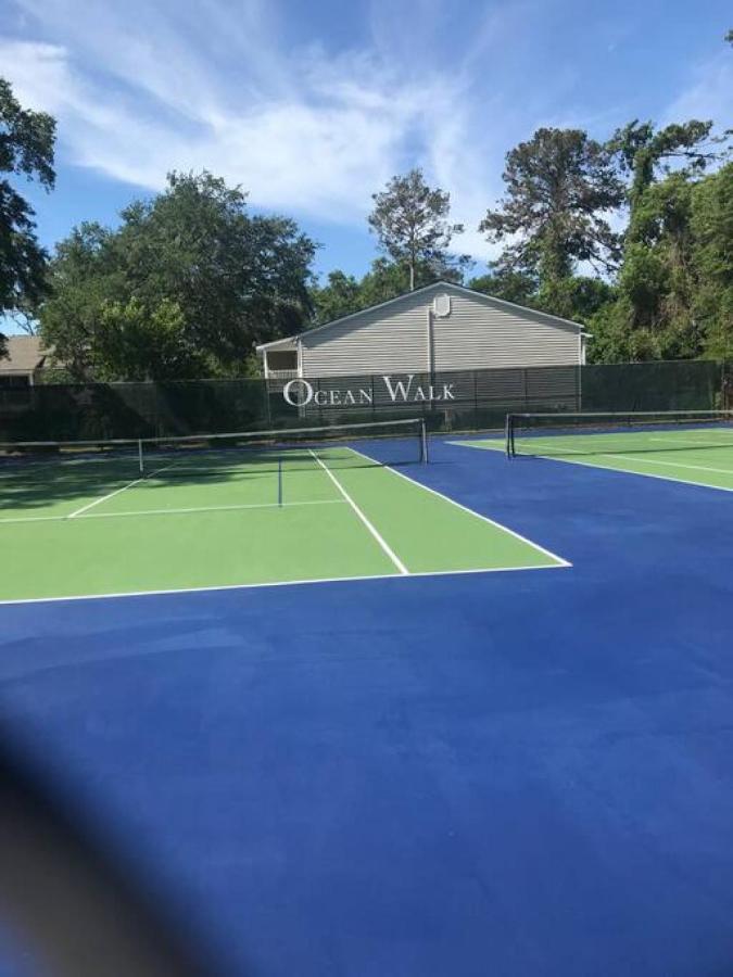 St. Simons Island W2 Ocean Walk Resort Upstairs 2 Bed King And Two Twins Next To Back Pool מראה חיצוני תמונה